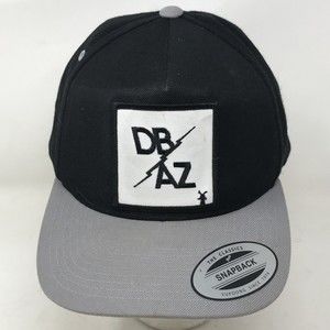 Dutch Bros Brothers Coffee Lightning Bolt Patch Hat Snapback DBAZ Blue Gray